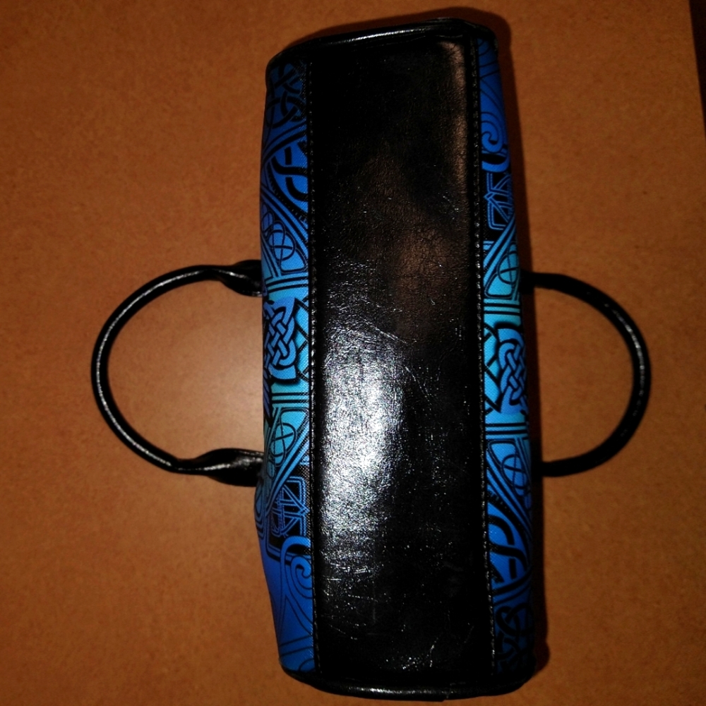 Viking Style leather handbag - Odin's Ravens - Picture 3 of 4